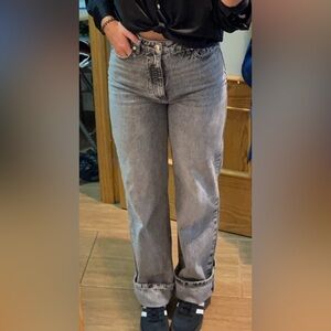 Gray Zara Denim Jeans